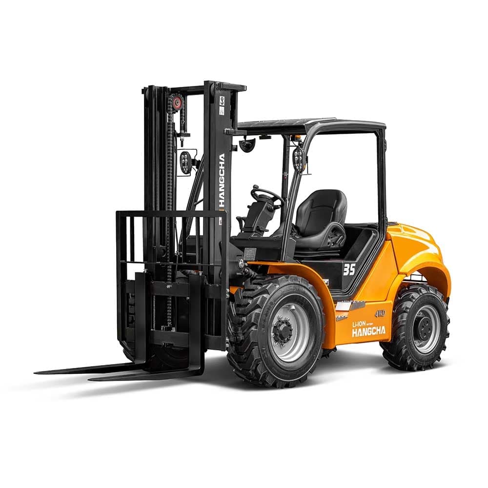Empilhadeiras Hangcha High-voltage Lithium Battery Rough Terrain Forklift
