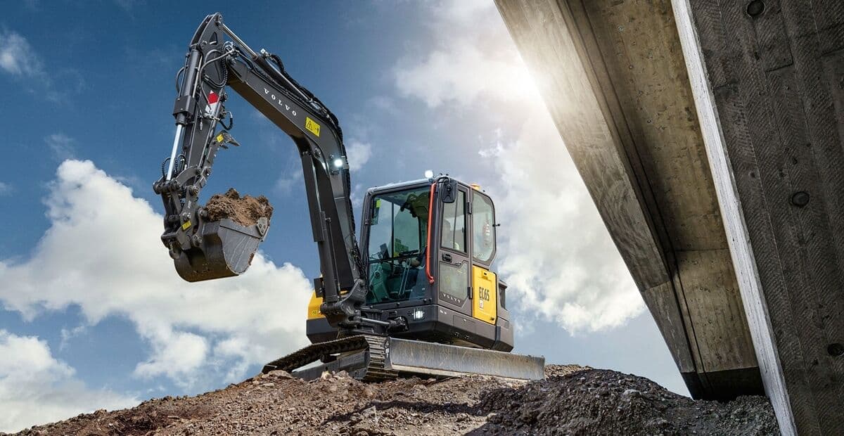 Mini escavadeiras Volvo CE EC65