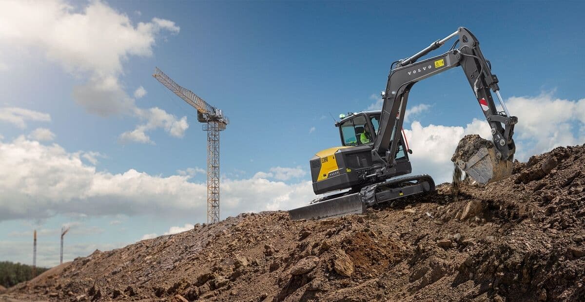 Mini escavadeiras Volvo CE ECR90